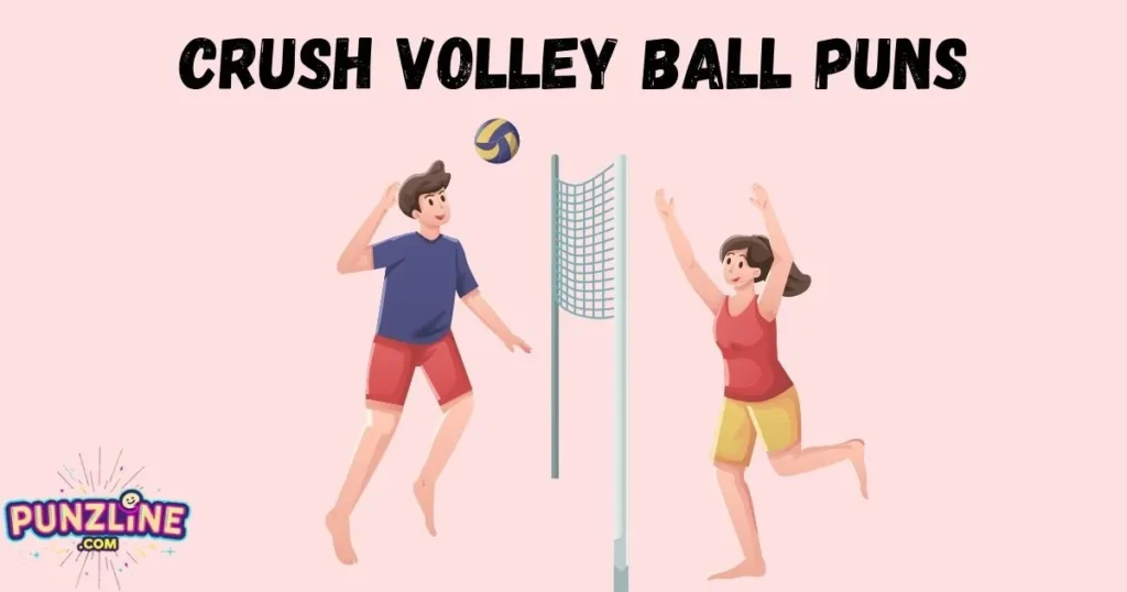 Crush Volley Ball Puns