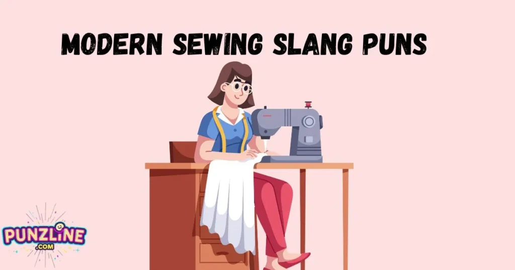 Modern Sewing Slang Puns