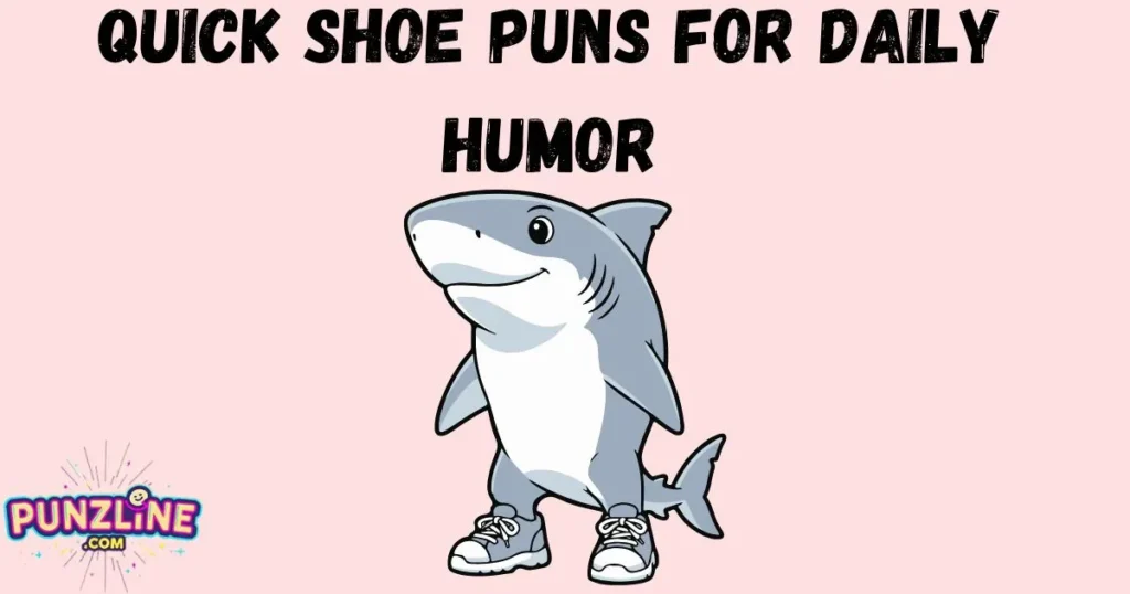 Quick Shoe Puns For Daily Humor