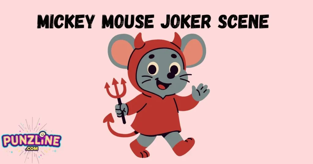 Mickey Mouse Joker Scene