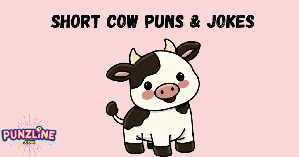 Short Cow Puns And Jokes