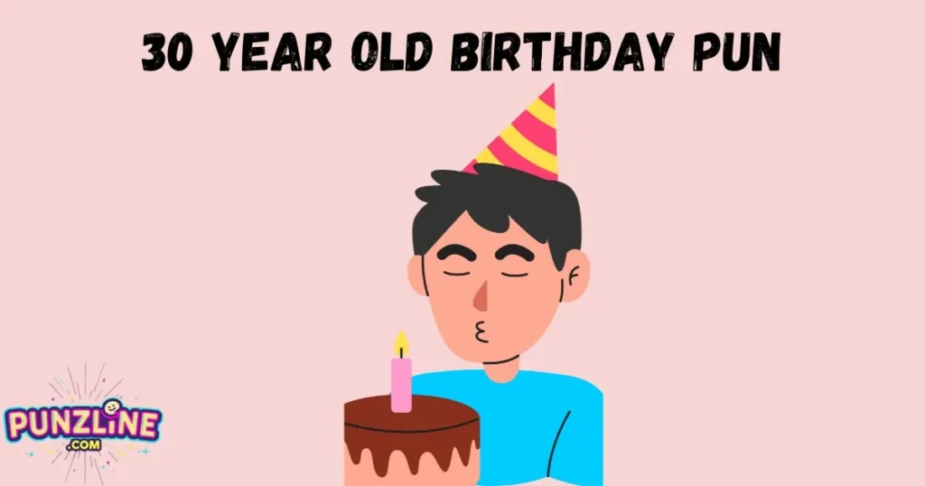 30 Year Old Birthday Pun