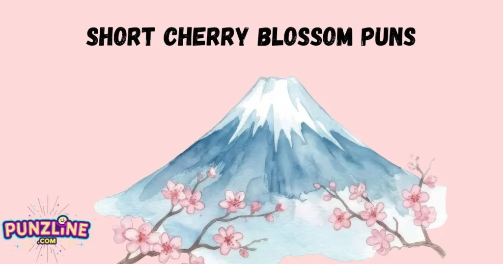 Short Cherry Blossom Puns