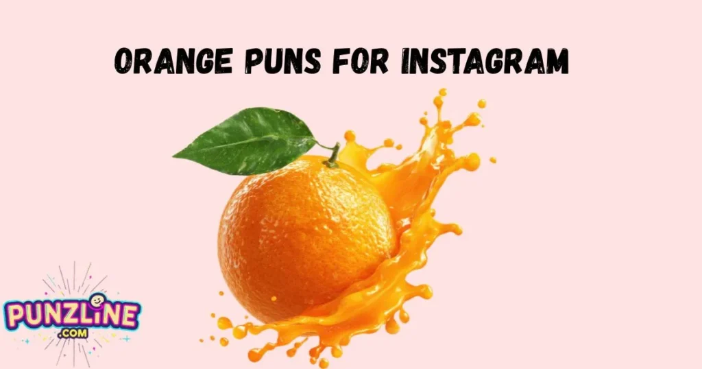 Orange Puns For Instagram