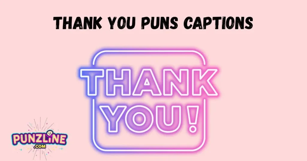 Thank You Puns Captions