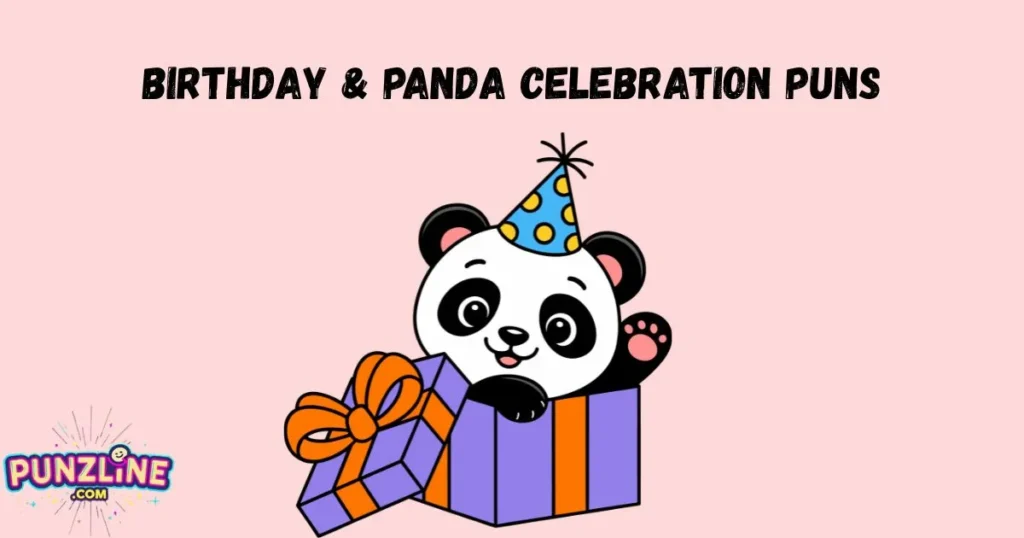 Birthday And Panda Celebration Puns