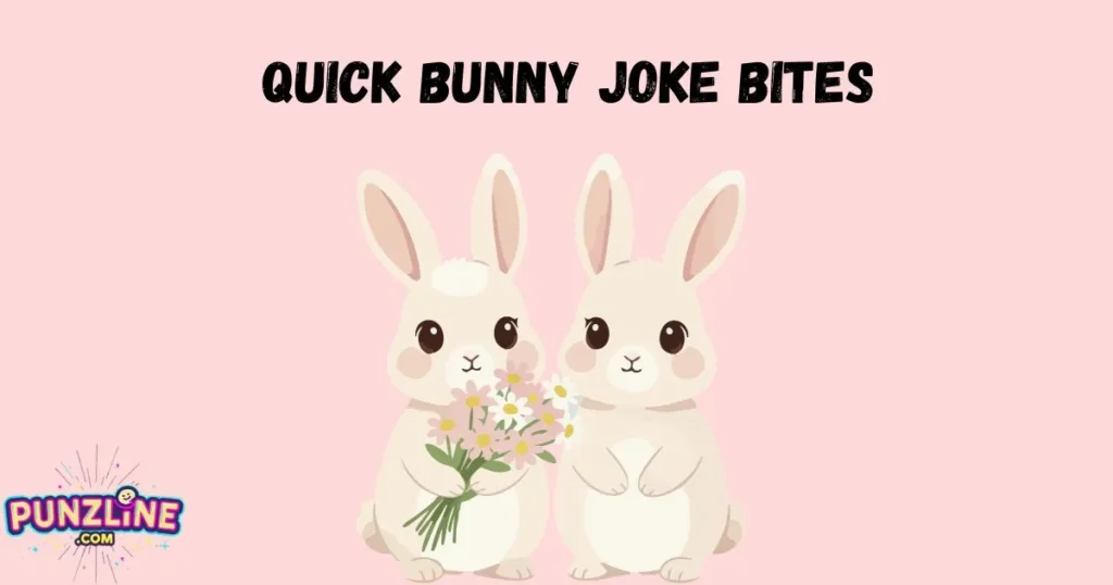 Quick Bunny Joke Bites