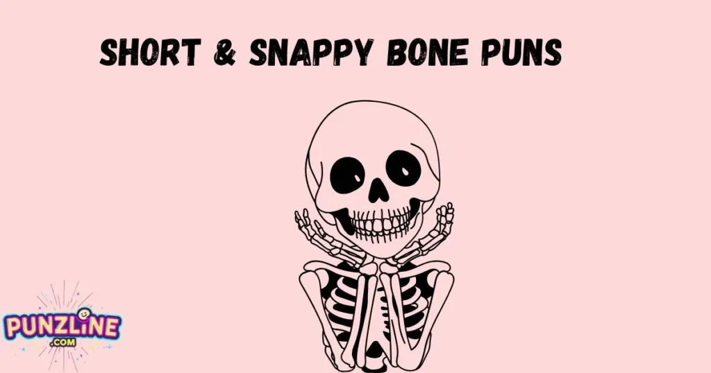 Short And Snappy Bone Puns