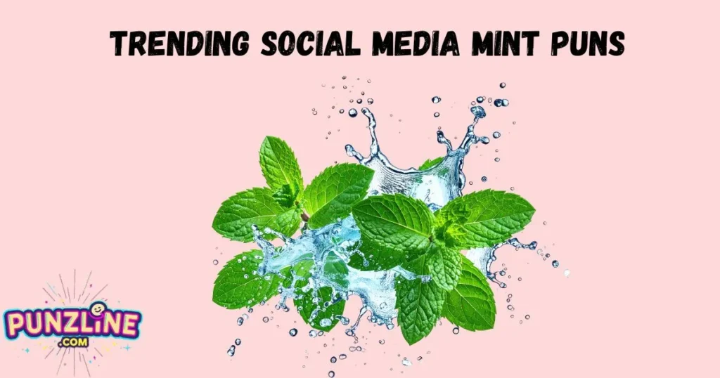 Trending Social Media Mint Puns