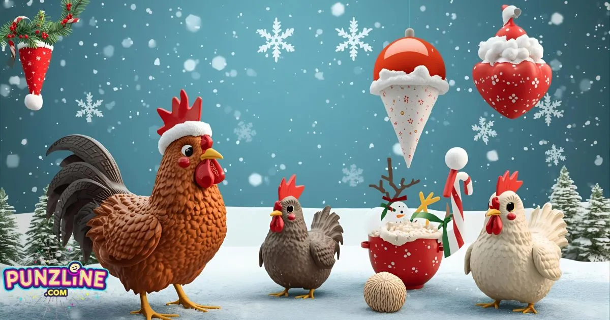 Christmas Chicken Puns