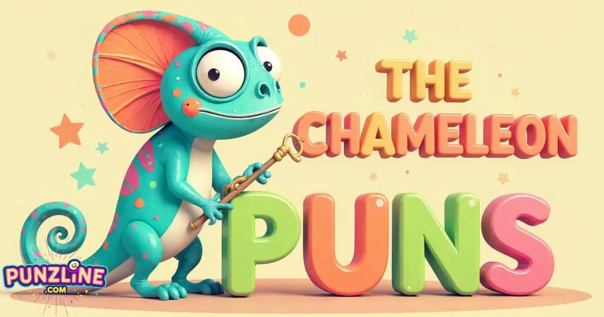 225+Chameleon Puns And Jokes One liners 2026