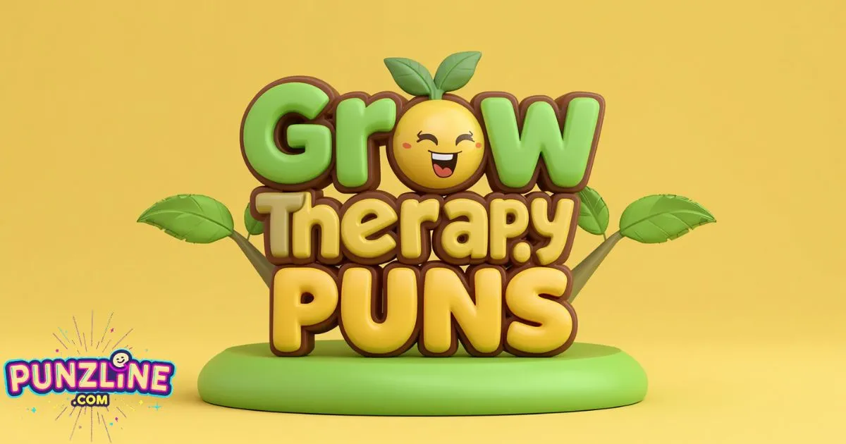 290+ Grow Therapy Puns That Blend Humor with Growth [2026]