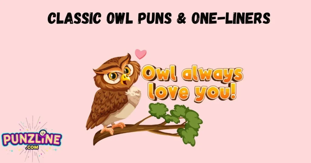 Classic Owl Puns And One Liners