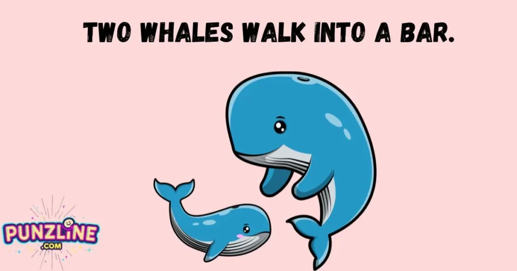 Two Whales Walk Into A Bar