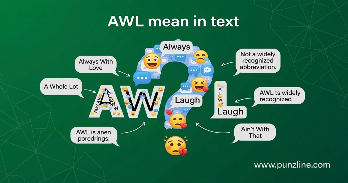 Awl Meaning In Text