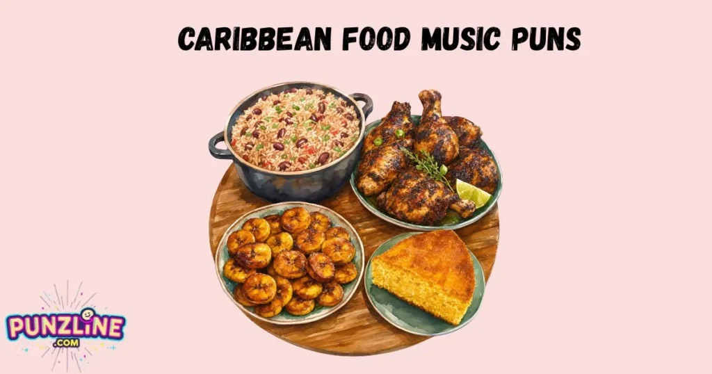 Caribbean Food Music Puns